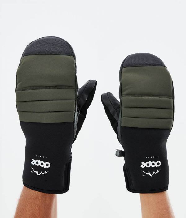 Dope Ace 2021 Snow Mittens Rukavice Na Snowboard Damske Olivovo Zelená Zelene | GDMBKN-460