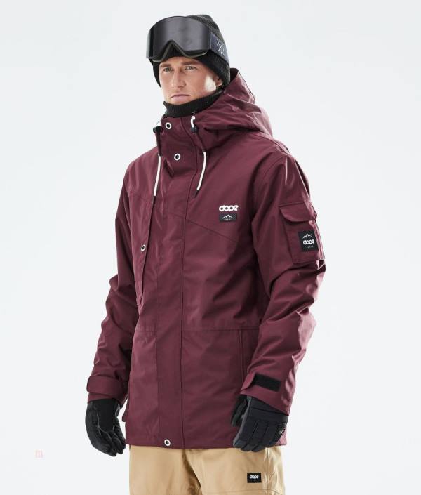Dope Adept 2021 Snowboardové Bundy Panske Bordove | VFBQEM-450