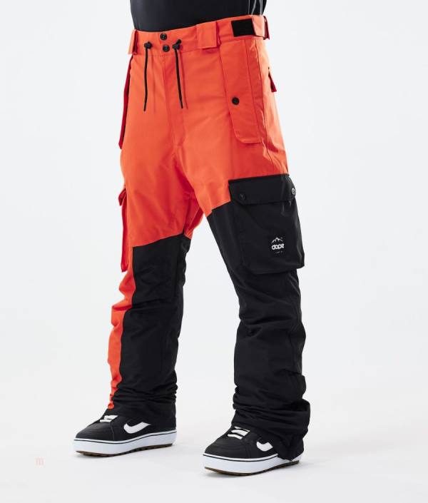 Dope Adept 2021 Snowboardové Nohavice Panske Oranžové Čierne | HSGWYB-951