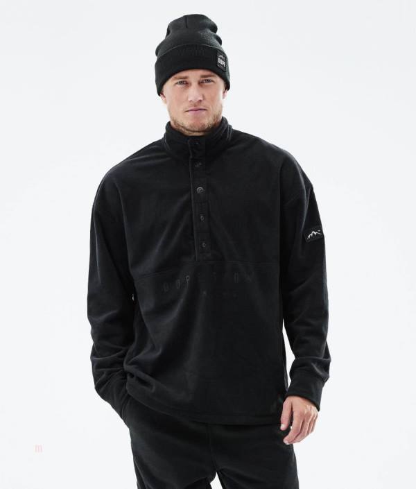Dope Comfy 2021 Fleecové Svetre Panske Čierne | DXWOCB-325