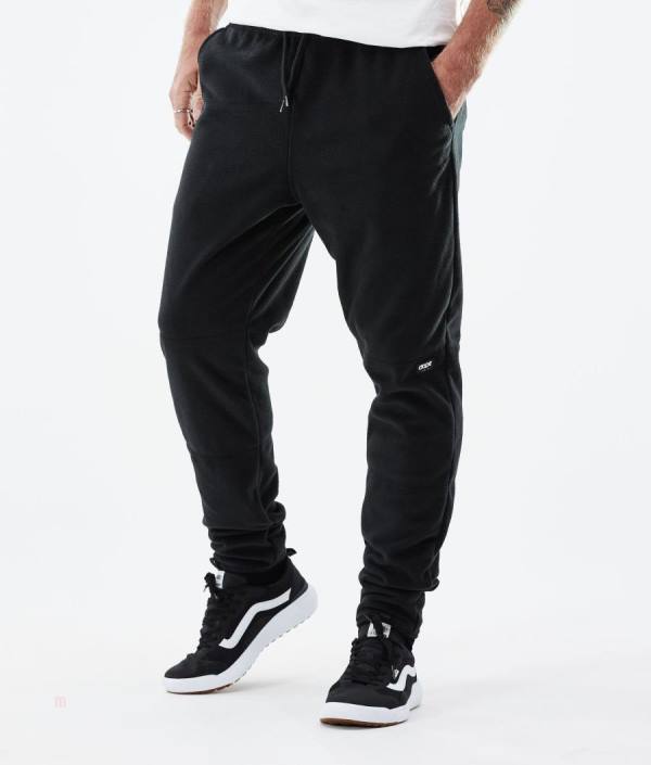 Dope Comfy Fleecové Nohavice Panske Čierne | NFKXTR-236