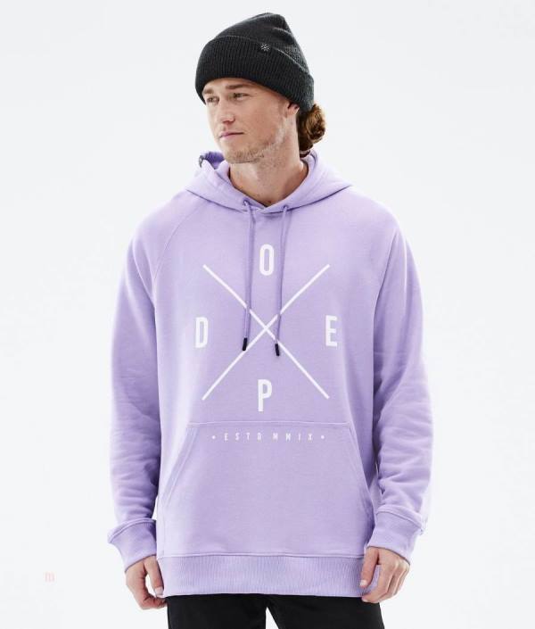 Dope Common 2X-UP Mikiny S Kapucňou Panske Nachový | IMERGK-872